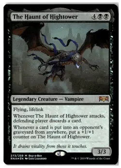 MTG Foil The Haunt of Hightower - Buy-A-Box Promos Heavily Played English - Image 1
