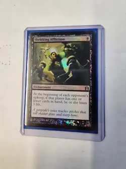 1x FOIL Shrieking Affliction, NM, Return to Ravnica, Magic the Gathering, MtG - Image 4