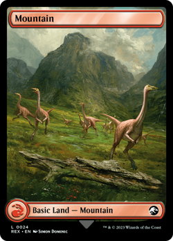 Mountain - 24 - Universes Beyond: Jurassic World Collection- Near Mint - MTG - Image 1