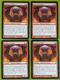 Fanatic of Mogis x4 Theros 4x Playset Magic the Gathering MTG - Image 1