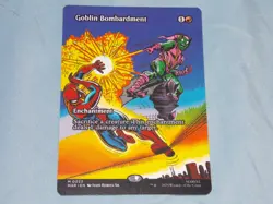MTG Borderless Alt. Art Goblin Bombardment x1 Mythic Spider-Man NM Low S&H - Image 1