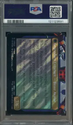 2025 MTG Final Fantasy Borderless Surge Foil #0526 Fang Fearless I'cie PSA 9 - Image 2