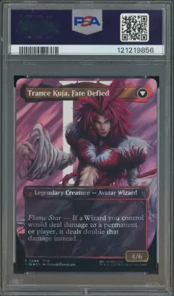 2025 MTG Final Fantasy Borderless Surge Foil #0544 Kuja Trance Kuja PSA 10 - Image 2