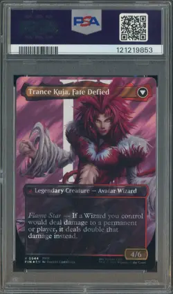 2025 MTG Final Fantasy Borderless Surge Foil #0544 Kuja Trance Kuja PSA 10 - Image 2
