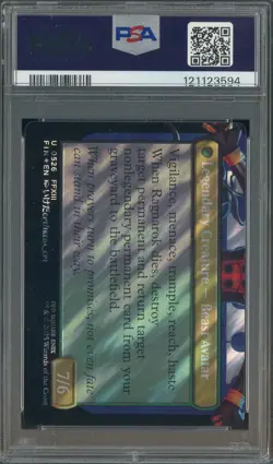 2025 MTG Final Fantasy Borderless Surge Foil #0526 Fang Fearless I'cie PSA 8 - Image 2