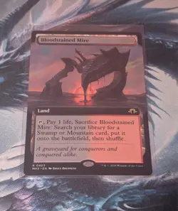 Magic The Gathering Modern Horizons 3 Bloodstained Mire Extended Art M/NM - Image 1