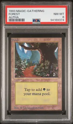 1993 MTG ALPHA FOREST PSA 8 - Image 1