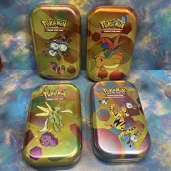 Lot Of 4 Empty Pokemon TCG 151 Mini Tins (NO CARDS) - Image 1
