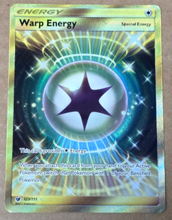 Warp Energy 123/111 Secret Rare - Crimson Invasion Pokemon Card - Image 1