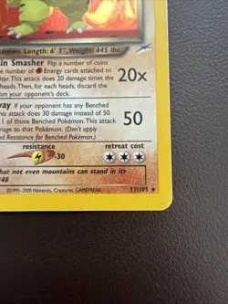 Pokemon TCG Dark Tyranitar Neo Destiny Holo Rare Card Lightly Played 11/105 - Image 3