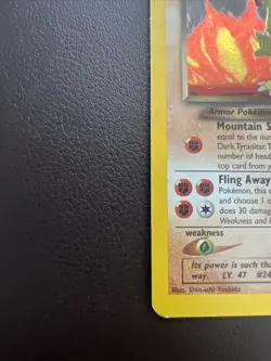 Pokemon TCG Dark Tyranitar Neo Destiny Holo Rare Card Lightly Played 11/105 - Image 4