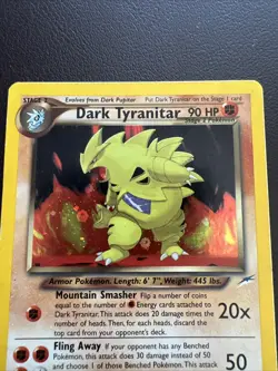Pokemon TCG Dark Tyranitar Neo Destiny Holo Rare Card Lightly Played 11/105 - Image 5
