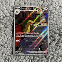 Pokemon Mega Evolution Gumshoos 153/132 Illustration Rare IR NM Full Art - Image 2