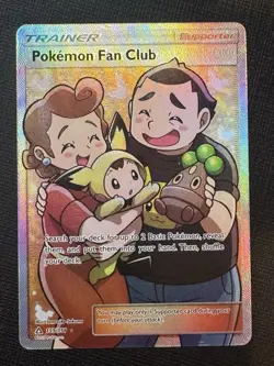 Pokemon Fan Club Ultra Prism Ultra Rare 155/156 S&M: Pokemon TCG NM Condition - Image 1