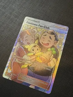 Pokemon Fan Club Ultra Prism Ultra Rare 155/156 S&M: Pokemon TCG NM Condition - Image 2