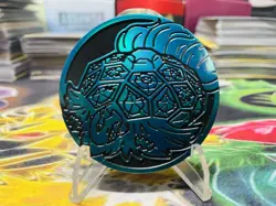 Terapagos Holo Blue & Black UPC Ultra Premium Collection Pokemon Jumbo Coin - Image 1