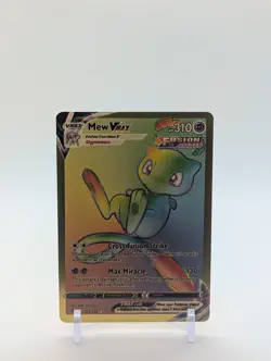 MEW VMAX 268/264🔥GOLD FOIL Collectible🔥Rainbow🔥Fusion Strike🔥Pokemon🔥 - Image 1