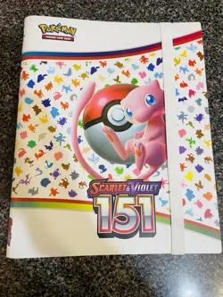 Pokemon 151 Mew TCG Binder x20 9-Pocket Pages/360 Capacity/Side Loading - Image 1
