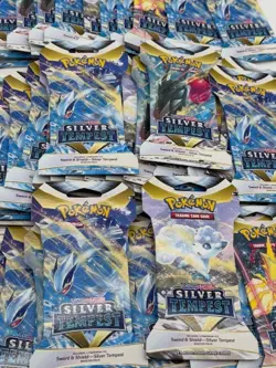 Lot of (25) Pokemon TCG SWSH Silver Tempest Sleeved Booster Packs SEALED - Image 2