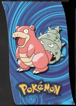 2001 Topps Pokemon Topps Johto League Champions Die Cut Embossed #14 Slowbro - Image 1
