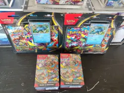 Pokemon TCG Mega Evolution Booster Bundle x2 Booster Blister x2 Golduck - Image 1