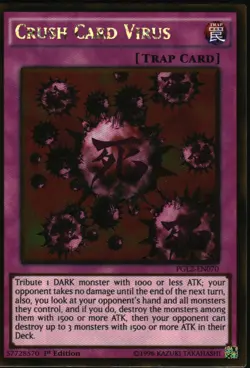 Yu-Gi-Oh! - Crush Card Virus 2015 PGL2-EN070 Gold Rare 1st Edition - Image 1