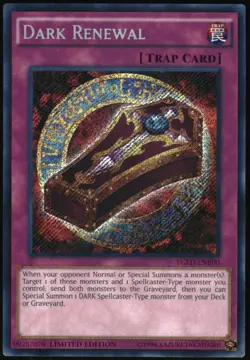 Yu-Gi-Oh! Yugi Dark Renewal 2015 YGLD-ENB00 Secret Rare Limited Edition - Image 1