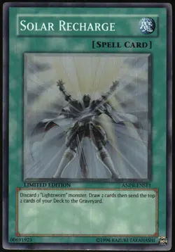 Yu-Gi-Oh! - Ancient Prophecy Solar Recharge 2009 ANPR-ENSE1 Limited Edition - Image 1