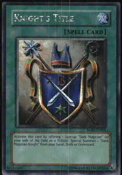 Yu-Gi-Oh! - Reshef of Destruction Knight's Title 2004 ROD-EN002 Unlimited - Image 1