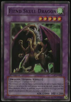 Yu-Gi-Oh! - Legacy of Darkness Fiend Skull Dragon 2003 LOD-039 1st Edition - Image 1