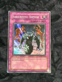 Yugioh Sakuretsu Armor CP01-EN004 Super Rare Promo LP - Image 1