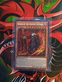 Queen of the Blazing Domain - MP25-EN147 - Secret Rare - 1st Edition Yugioh NM - Image 1