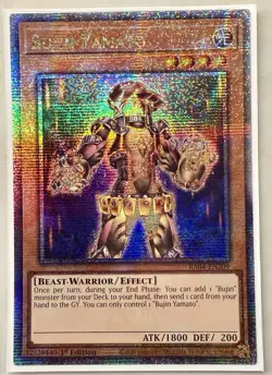 Bujin Yamato 1st Edition Quarter Century Secret Rare RA04-EN209 Yu-Gi-Oh! - Image 1
