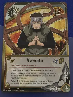 Yamato PR 046 Promo Card Naruto CCG Foil, Near Mint to Mint Condition - Image 2