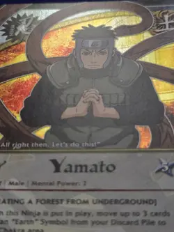 Yamato PR 046 Promo Card Naruto CCG Foil, Near Mint to Mint Condition - Image 4