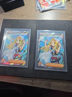 Lillie's Determination Lot 169/132 Plus 184/132 X2 Pokemon Mega Evolution Card - Image 4