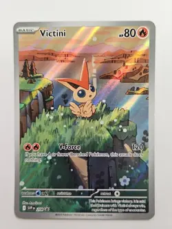 Victini SVP 208 Black White Scarlet & Violet Black Star Promo Pokemon Card - Image 1