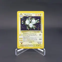 Magneton Fossil 11/62 Pokemon TCG Card Holo Rare WOTC Vintage 1999 - Image 1
