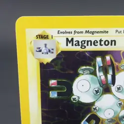 Magneton Fossil 11/62 Pokemon TCG Card Holo Rare WOTC Vintage 1999 - Image 2