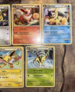 Pokemon TCG Eevee Evolution 5 Card Lot - MID ERA Call Of Legends/Undaunted LP/NM - Image 3