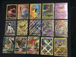 Pokemon TCG Assorted Lot of 15 Card All Modern All NM Full Arts Vmax V & More - Image 1