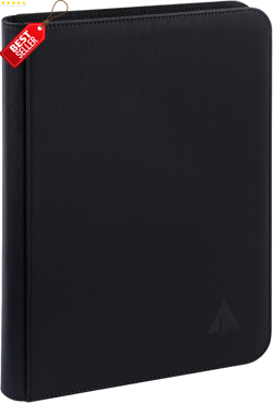 Premium 500+ Pocket Card Binder 9-Pocket Trading Card Album Zip Black TCG US - Image 1
