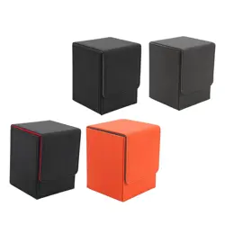 Magnetic Card Box Holds 100 Cards Scratch Resistant PU Leather Game Card Storage - Image 3