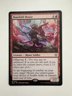 Manifold Mouse MTG Magic the Gathering Card NM Near Mint BLB - Image 1