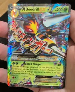 M Beedrill EX XY158 XY Promos Holo Pokemon Card - Image 3
