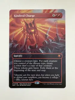 Kindred Charge Special Guest Borderless MTG Magic the Gathering Card NM Mint BLB - Image 1