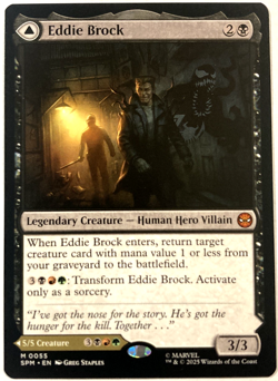 MTG Eddie Brock Marvel's Spider-Man 55 NM - Image 1