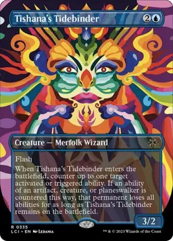 NM Borderless Tishana's Tidebinder, MTG, LCI, Magic the Gathering, 335 - Image 1