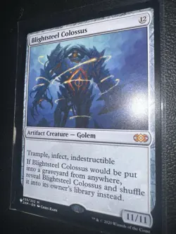 MTG Blightsteel Colossus 235/332 Mythic Rare - Image 1
