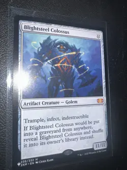 MTG Blightsteel Colossus 235/332 Mythic Rare - Image 2